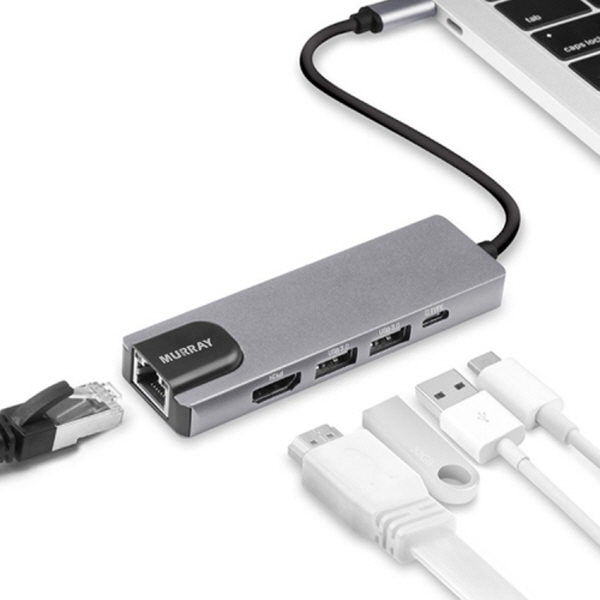머레이 C타입 USB LAN HDMI 멀티허브 케이블